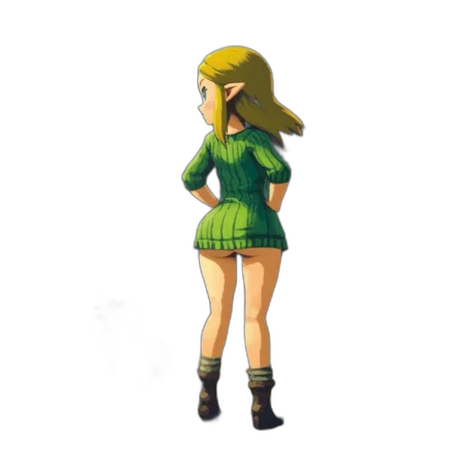 dress, staff, jacket, hat, concept art, pixel art, 3d render, fantasy art transparent PNG cut-out