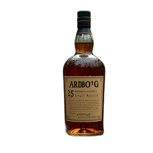 bottle, crown, 3d render, ardbog, 1993, year, old transparent PNG cut-out