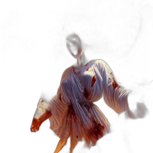 dress, creature, mask, face, concept art, photorealistic, fantasy art, comic book art transparent PNG cut-out
