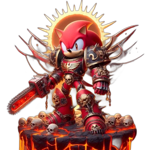 weapon, concept art, fantasy art, pixel art, 3d render, red, illustration, powerful-looking transparent PNG cut-out