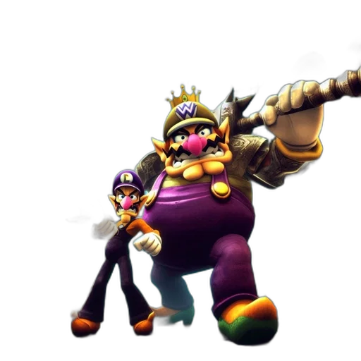 crown, staff, weapon, concept art, 3d render, pixel art, fantasy art, two transparent PNG cut-out