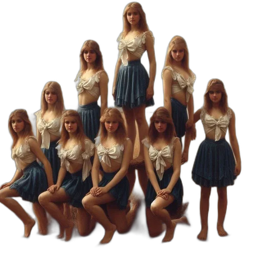 dress, jewelry, 3d render, concept art, photorealistic, fantasy art, blue, dark transparent PNG cut-out