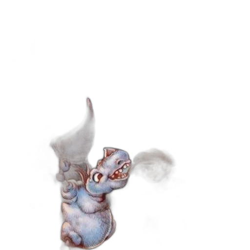 dragon, creature, staff, animal, 3d render, concept art, fantasy art, photorealistic transparent PNG cut-out