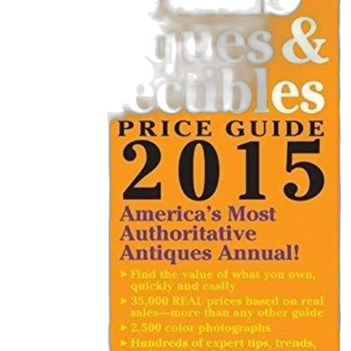 book, cover, title, antiques, collectibles, price, guide, 2015 transparent PNG cut-out