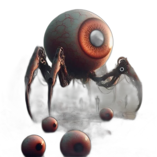 creature, robot, animal, mask, concept art, 3d render, fantasy art, photorealistic transparent PNG cut-out