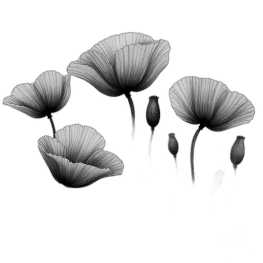 flower, hat, crown, jewelry, photorealistic, 3d render, concept art, pencil sketch transparent PNG cut-out