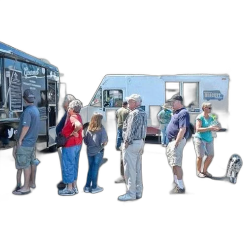 staff, robot, concept art, group, people, standing, line, food transparent PNG cut-out