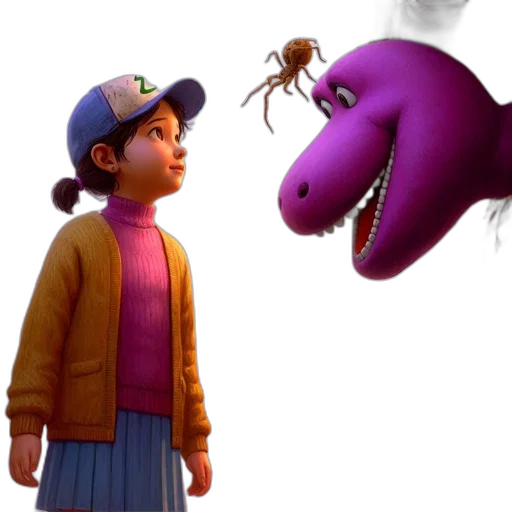 creature, animal, hat, dragon, concept art, 3d render, photorealistic, young transparent PNG cut-out