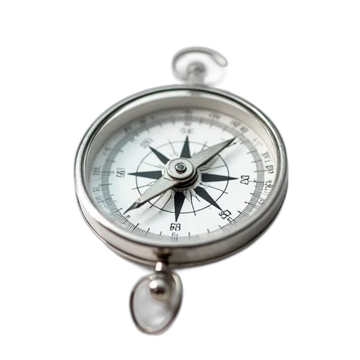 jewelry, staff, weapon, sword, 3d render, photorealistic, silver, compass transparent PNG cut-out