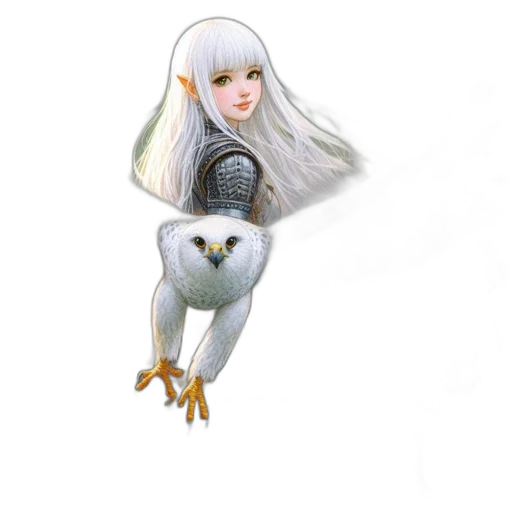 dragon, animal, hair, creature, fantasy art, concept art, 3d render, pixel art transparent PNG cut-out