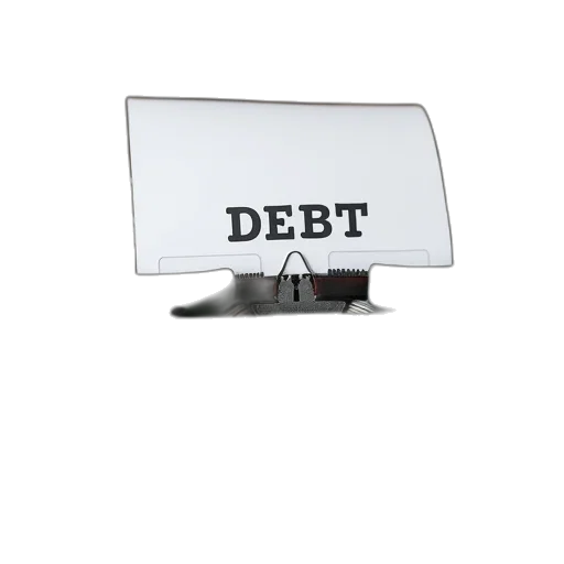 weapon, words, debt, written, old, typewriter transparent PNG cut-out