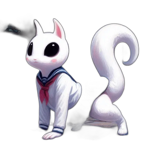 staff, animal, creature, dragon, concept art, fantasy art, pixel art, watercolor transparent PNG cut-out