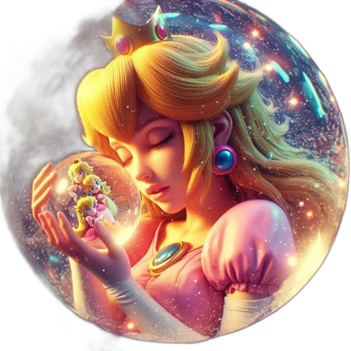 jewelry, crown, staff, fantasy art, concept art, comic book art, 3d render, outer space transparent PNG cut-out