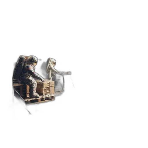 furniture, robot, weapon, car, pixel art, concept art, 3d render, cyberpunk transparent PNG cut-out