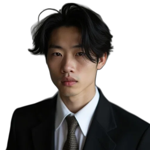 staff, face, photorealistic, oil painting, pixel art, concept art, man, black transparent PNG cut-out