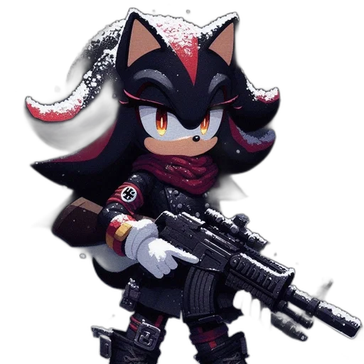 weapon, animal, concept art, 3d render, pixel art, cyberpunk, anthropomorphic, hedgehog transparent PNG cut-out