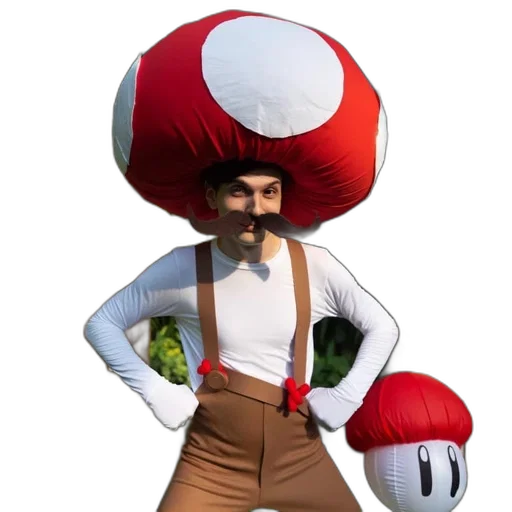 hat, creature, animal, staff, concept art, 3d render, pixel art, cartoon transparent PNG cut-out