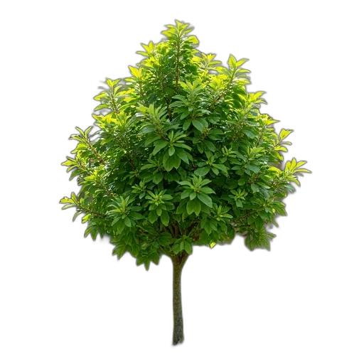 tree, crown, staff, hat, 3d render, photorealistic, forest, green transparent PNG cut-out