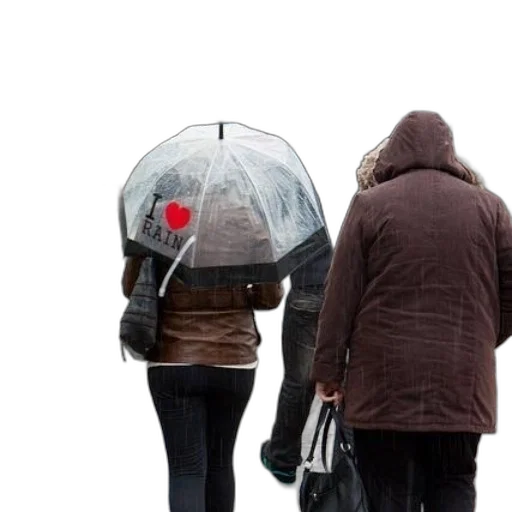 umbrella, jacket, photorealistic, 3d render transparent PNG cut-out
