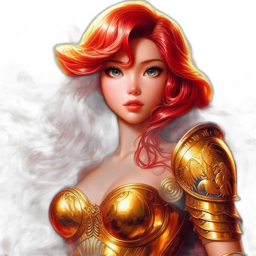 fantasy art, concept art, comic book art, photorealistic transparent PNG cut-out