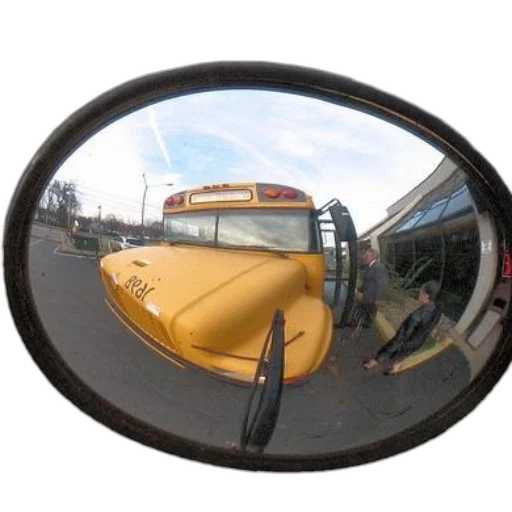 car, hat, face, mask, photorealistic, yellow, school, bus transparent PNG cut-out