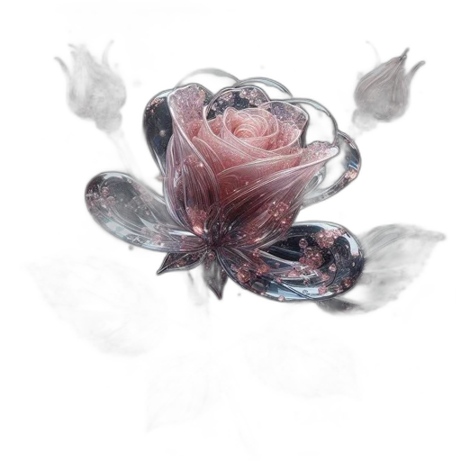 flower, crown, jewelry, dress, photorealistic, concept art, watercolor, 3d render transparent PNG cut-out