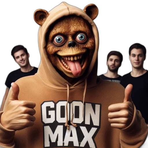 mask, creature, concept art, character, bear, face, wearing, goon transparent PNG cut-out