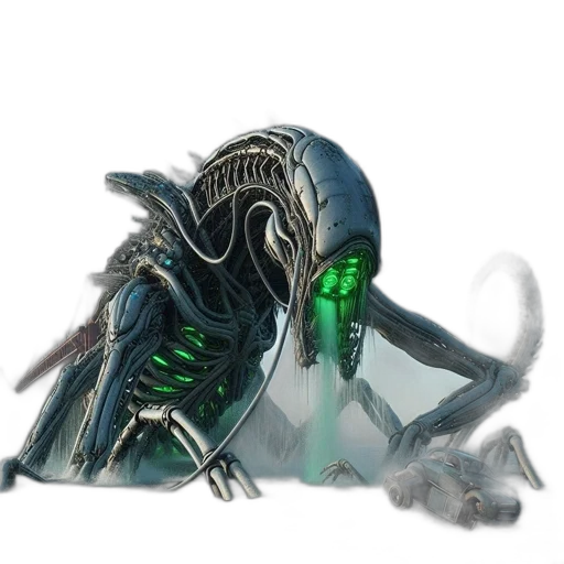creature, dragon, mask, animal, concept art, fantasy art, 3d render, comic book art transparent PNG cut-out