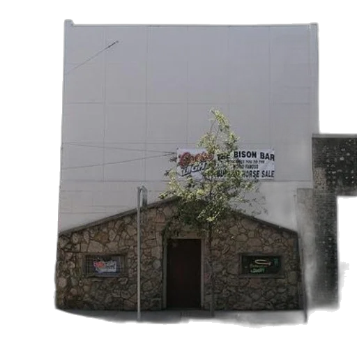 building, tree, crown, staff, 3d render, photorealistic, concept art, city street transparent PNG cut-out