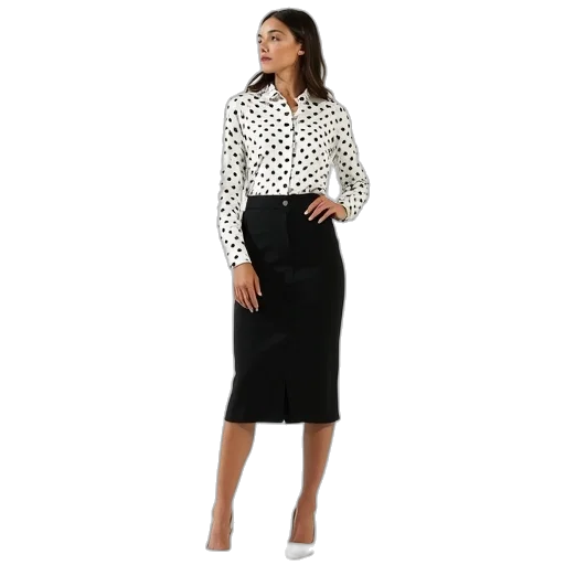 dress, monochrome, woman, wearing transparent PNG cut-out