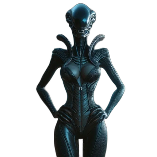 robot, creature, dress, mask, concept art, 3d render, comic book art, fantasy art transparent PNG cut-out