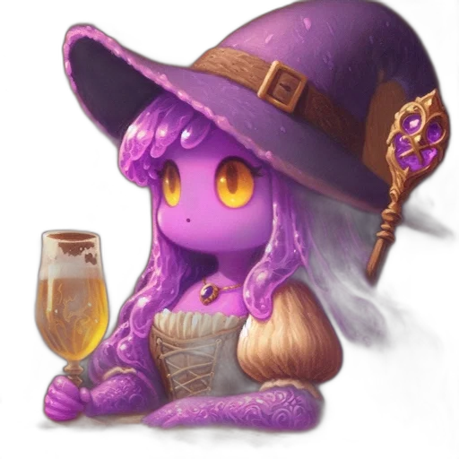 hat, dragon, staff, creature, pixel art, fantasy art, concept art, 3d render transparent PNG cut-out