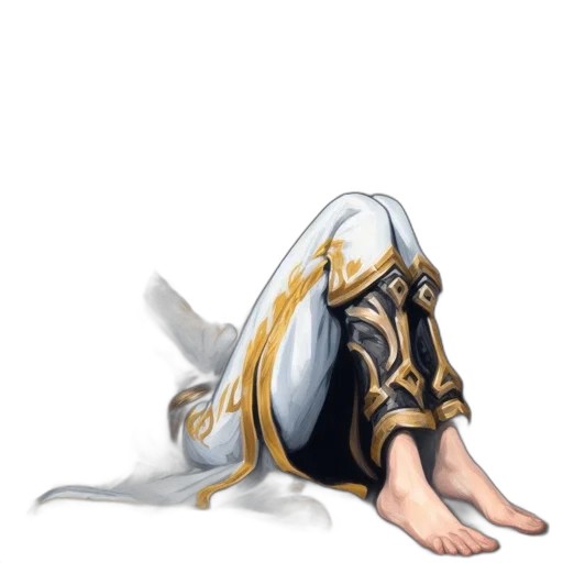 mask, shoes, weapon, sword, concept art, fantasy art, photorealistic, 3d render transparent PNG cut-out