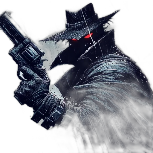 weapon, mask, robot, sword, concept art, fantasy art, comic book art, cyberpunk transparent PNG cut-out