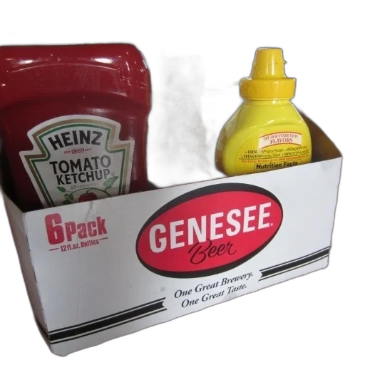 bottle, food, crown, 3d render, pack, genesee, beer, condiments transparent PNG cut-out