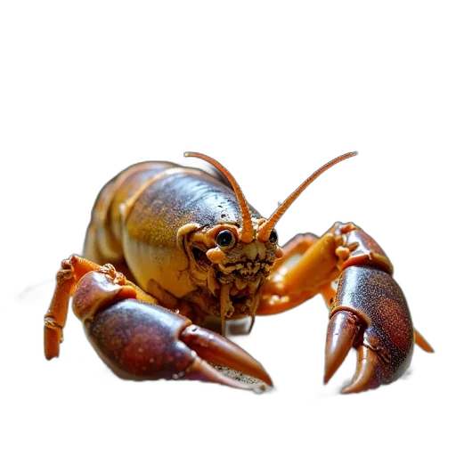 animal, creature, food, crown, photorealistic, 3d render, concept art, underwater transparent PNG cut-out