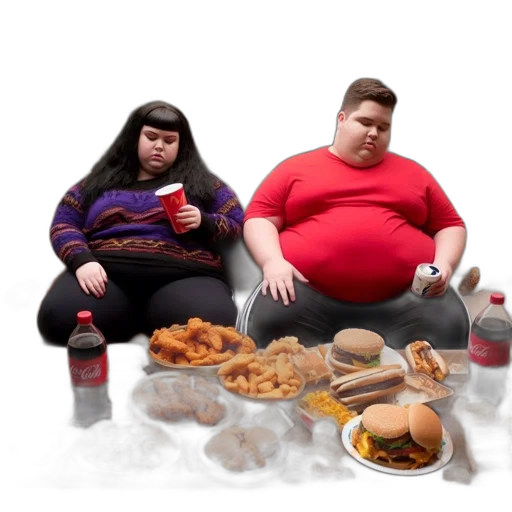 food, furniture, animal, concept art, 3d render, photorealistic, two, people transparent PNG cut-out