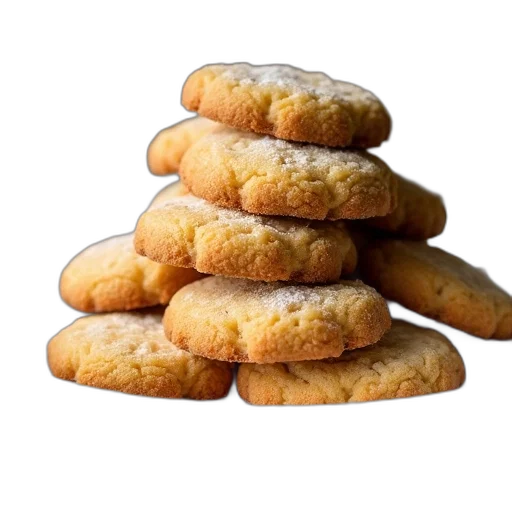food, weapon, crown, photorealistic, 3d render, stack, golden-brown, cookies transparent PNG cut-out