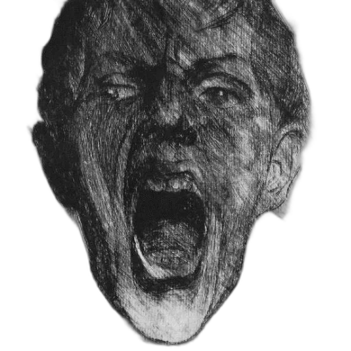 face, mask, creature, staff, pencil sketch, photorealistic, comic book art, concept art transparent PNG cut-out