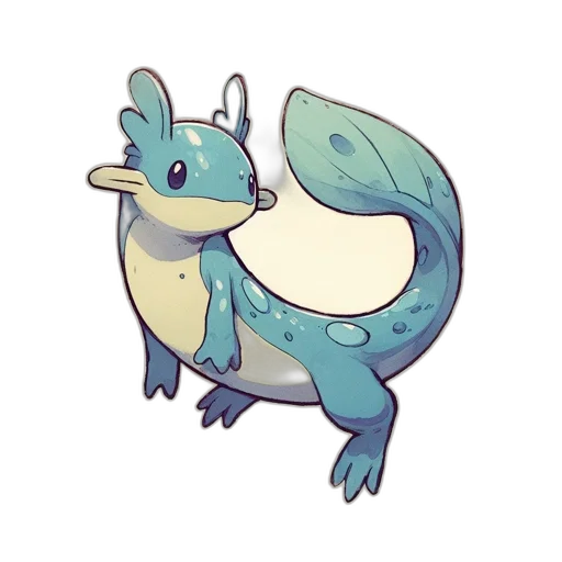 dragon, creature, animal, staff, concept art, watercolor, fantasy art, pixel art transparent PNG cut-out