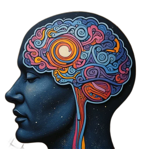 crown, face, hat, mask, concept art, photorealistic, watercolor, outer space transparent PNG cut-out
