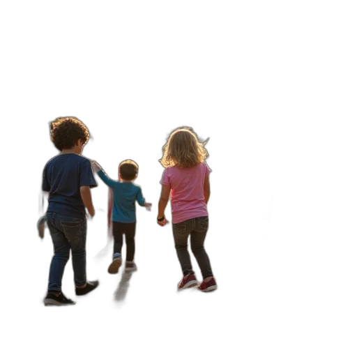 3d render, concept art, photorealistic, children, play, playground, park, heights transparent PNG cut-out