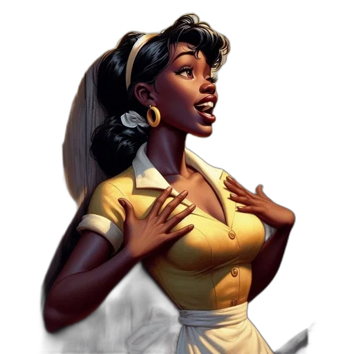 staff, comic book art, concept art, cartoon, fantasy art, earth tones, golden, woman transparent PNG cut-out