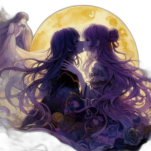 mask, fantasy art, concept art, anime, watercolor, night, outer space, underwater transparent PNG cut-out