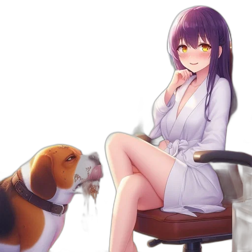 animal, creature, furniture, dress, anime, pixel art, concept art, cartoon transparent PNG cut-out