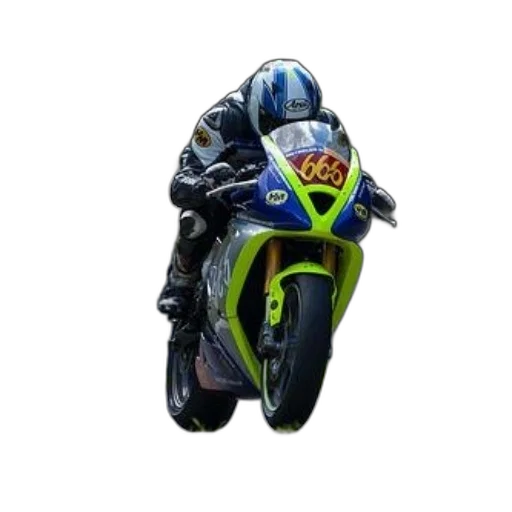 photorealistic, concept art, pixel art, 3d render, motorcycle, racer, blue, helmet transparent PNG cut-out