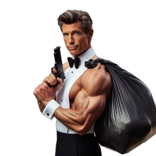 weapon, comic book art, concept art, photorealistic, photo, shows, man, wearing transparent PNG cut-out