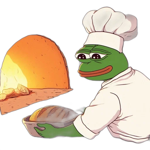 food, hat, face, staff, fire, anthropomorphic, frog, dressed transparent PNG cut-out