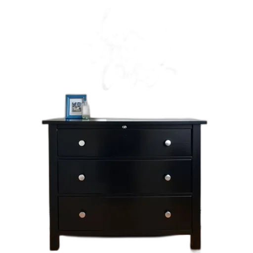furniture, jewelry, staff, 3d render, photorealistic, dark, black, dresser transparent PNG cut-out