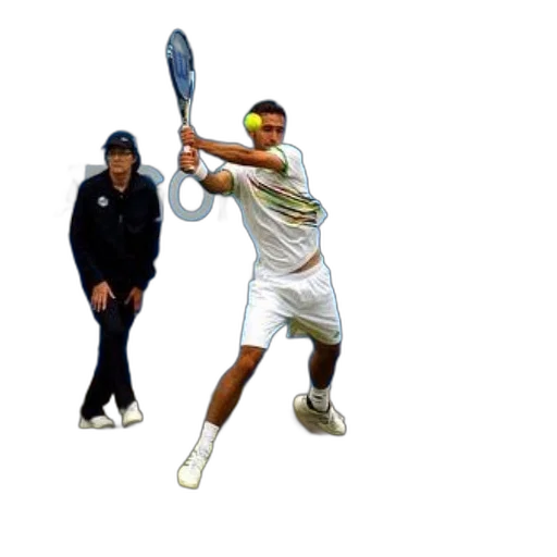 staff, pixel art, photorealistic, 3d render, cartoon, tennis, player, action transparent PNG cut-out
